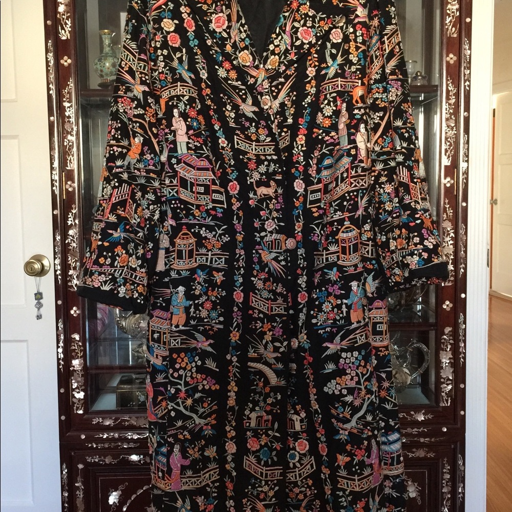 Not for sale antique Chinese embroidery coat